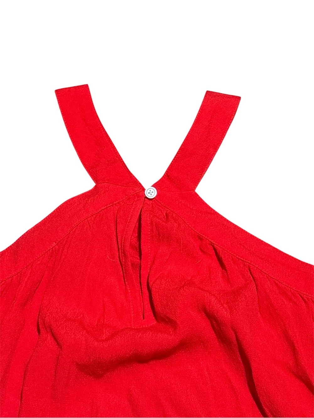 Loft Red Halter With Button Closure - Picture 4 of 4